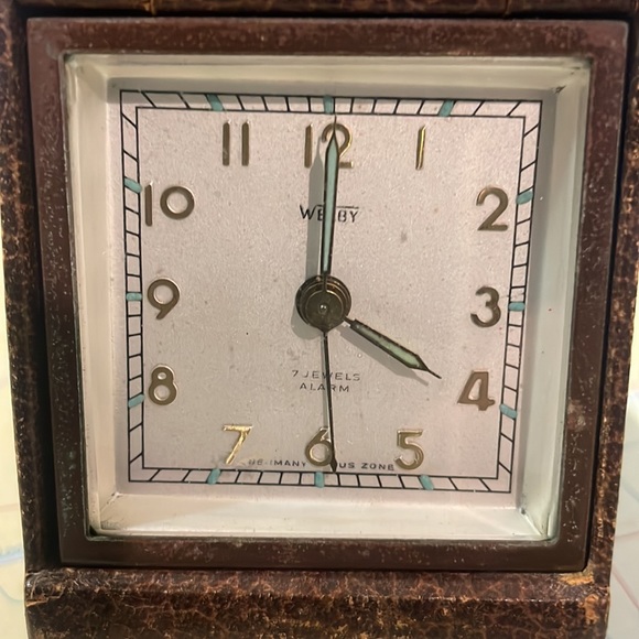 Welby Other Welby Travel Alarm Clock Rare Vintage Antique Poshmark